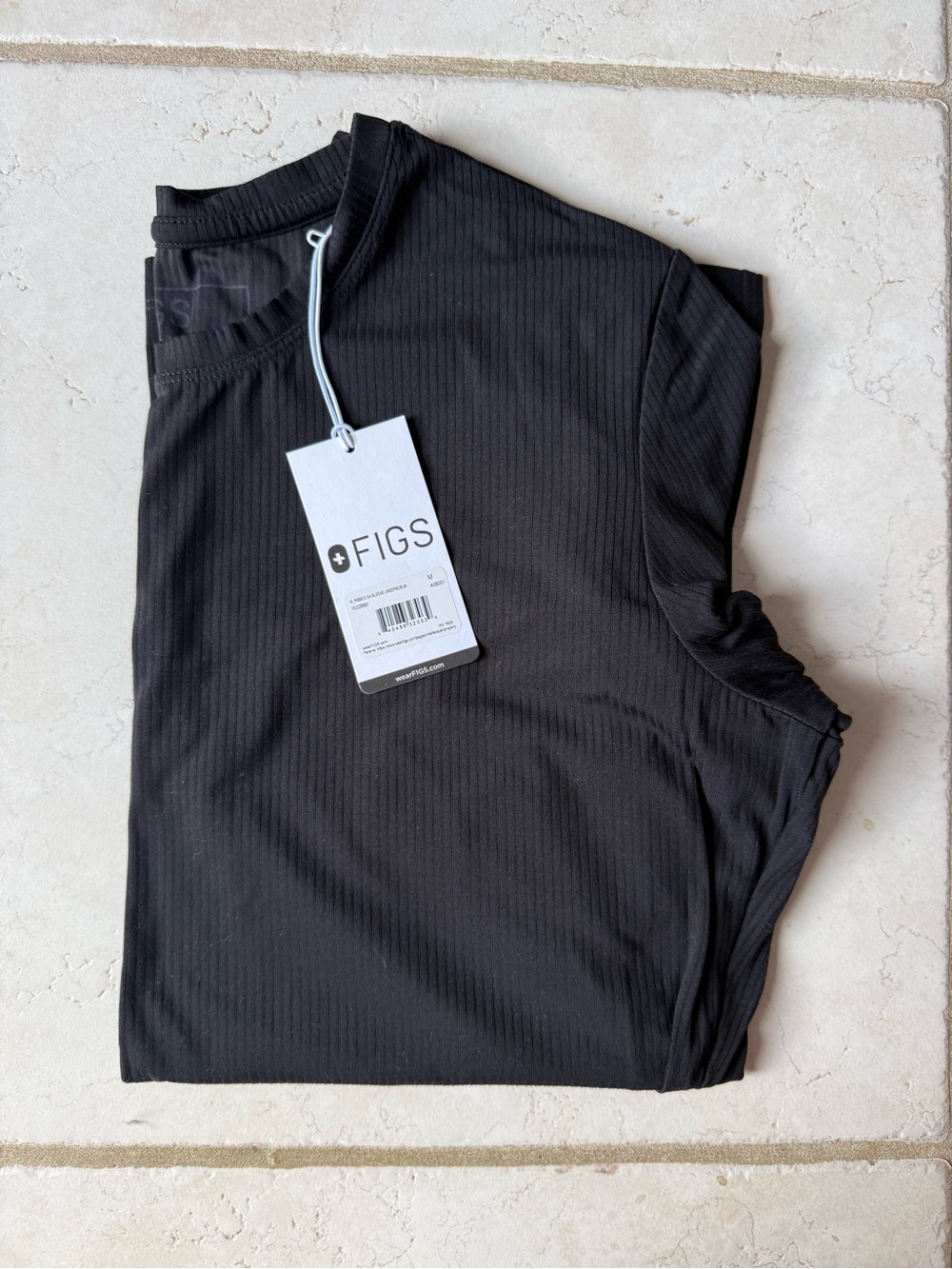 NWT Figs Palmer Ribbed ¾ Sleeve Underscrub - Picture 9 of 10